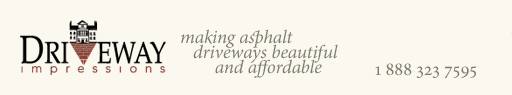 Driveway Impressions provides asphalt driveway designs and asphalt driveway paving for decorative asphalt driveways.